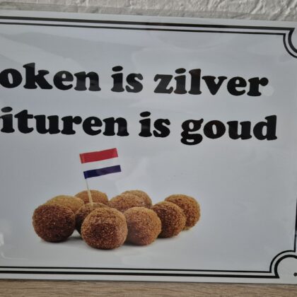 Koken is zilver, frituren is goud