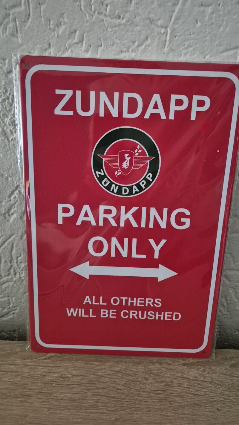 Zundapp parking only