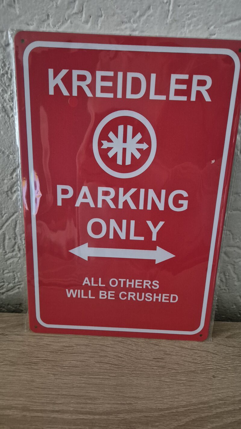 Kreidler parking only