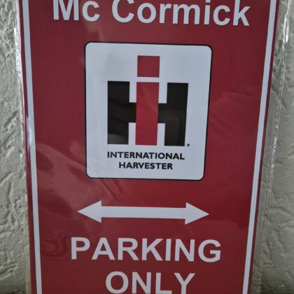 Mc Cormick parking only