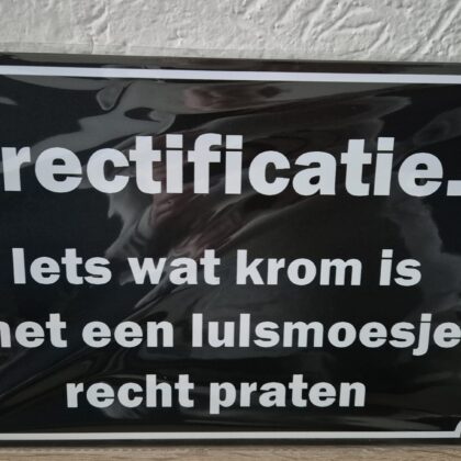 Erectificatie