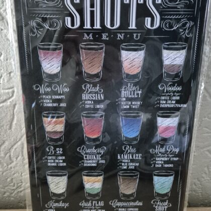 SHOTS Menu